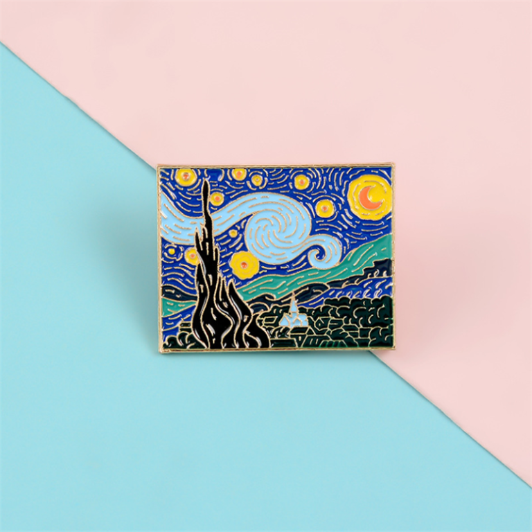 Pin Metalic Van Gogh