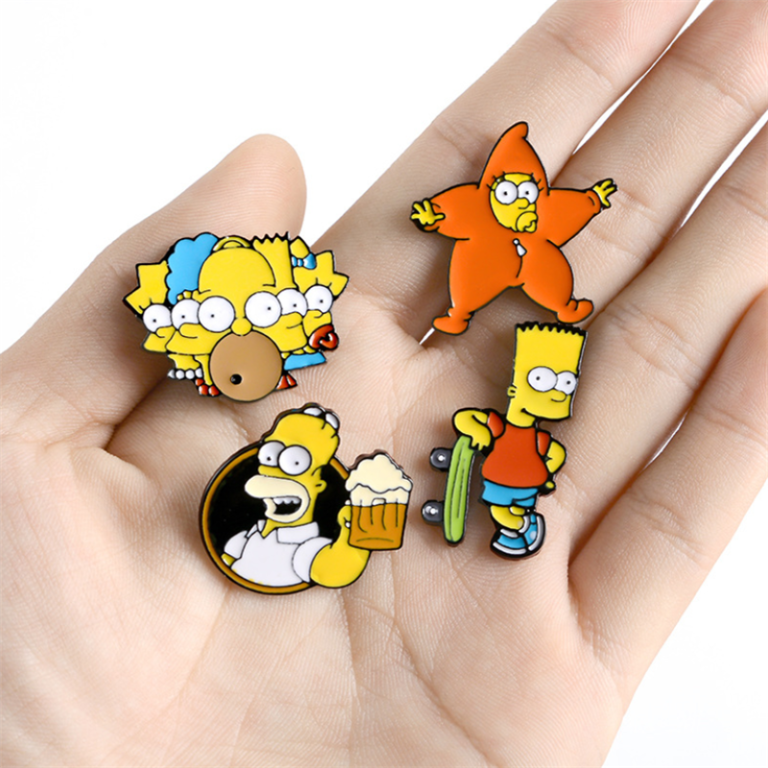 Pin Metalic Simpson Fan