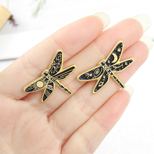 Pin Metalic DragonFly