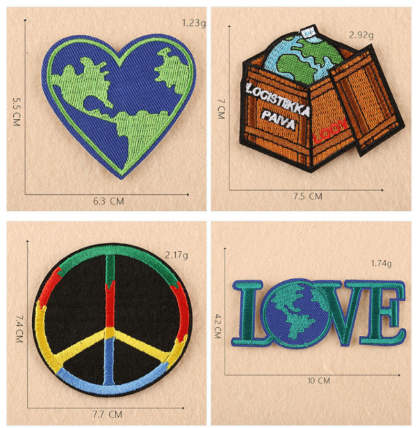 Embleme  Textile  Termoadezive Save The World