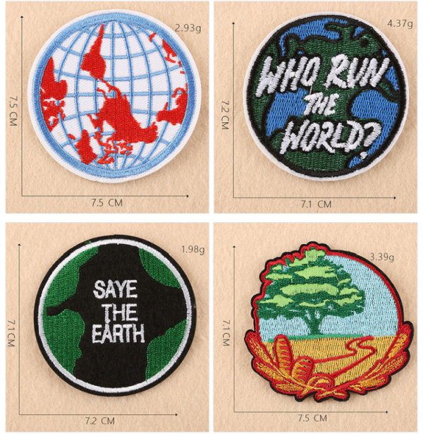 Embleme  Textile  Termoadezive Save The World