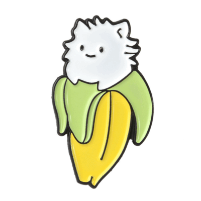 Pin Metalic Banana Cat