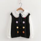 et kawaii superb cu bilet tricotat 1