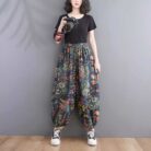 Pantaloni Flori Colorate Jeans 5