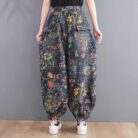 Pantaloni Flori Colorate Jeans 8