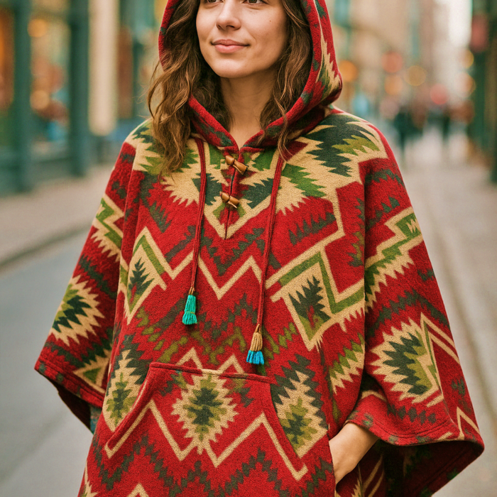Poncho Etnic Gros Nepal 5