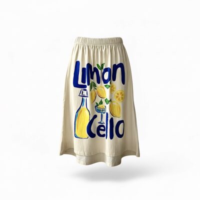 Fustă din bumbac „Limoncello” – One Size