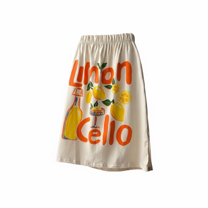 Fusta Bumbac Limoncelloo 1 Orange Fusta Bumbac Limoncelloo 1 Orange