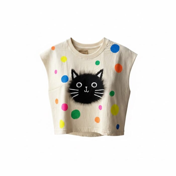 Top „Cat Mood” – crop-bumbac-one-size-1