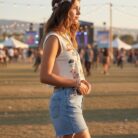 Top-„Pancake Mood” – crop- boho-bumbac-one-size-5