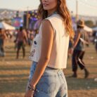 Top-„Pancake Mood” – crop- boho-bumbac-one-size-6