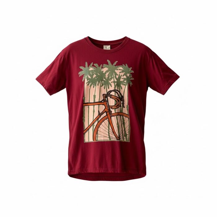 tricou-bicicleta-unisex-bumbac-tropical-forest-1