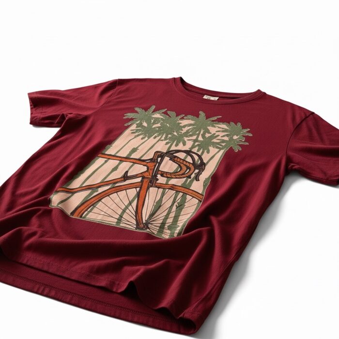 tricou-bicicleta-unisex-bumbac-tropical-forest-2