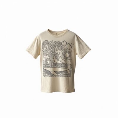 Tricou din bumbac „Ocean Whale” – Unisex