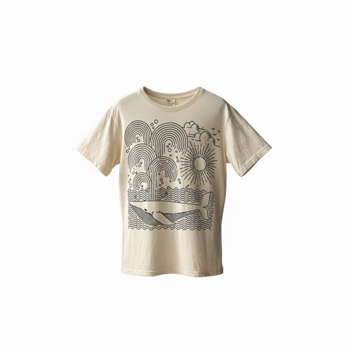 tricou-bumbac-whale-hippie-boho-unisex tricou-bumbac-whale-hippie-boho-unisex