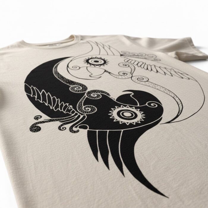 tricou-parrot-yin-yang-bumbac-unisex-2
