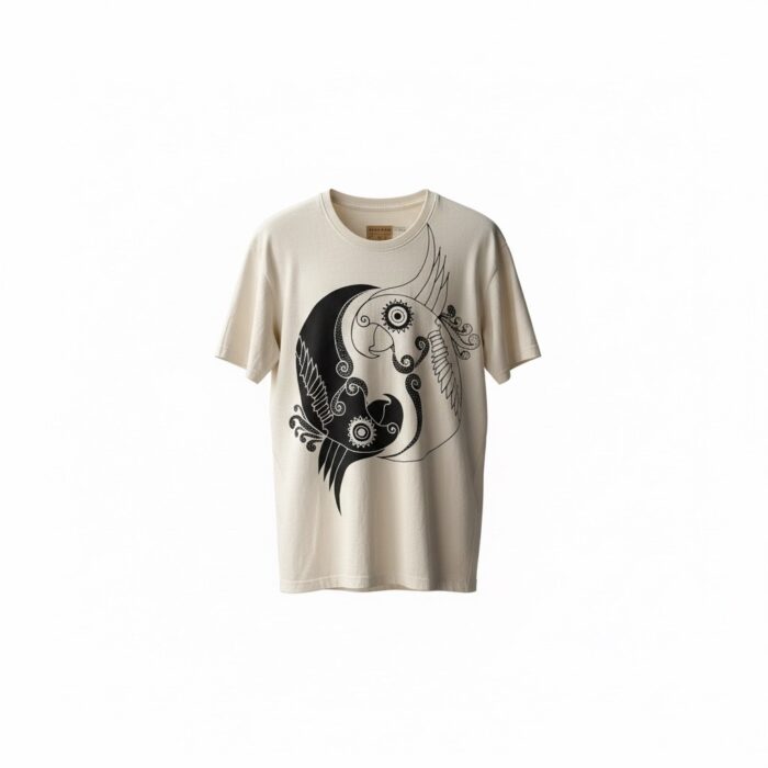tricou-parrot-yin-yang-bumbac-unisex-3