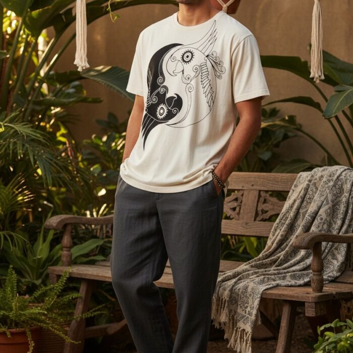 tricou-parrot-yin-yang-bumbac-unisex-7