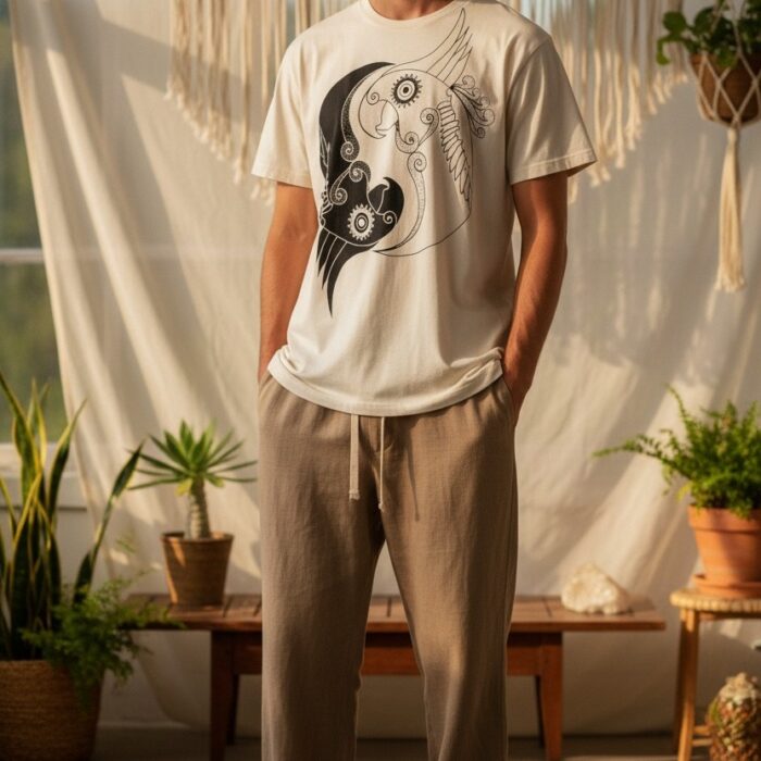 tricou-parrot-yin-yang-bumbac-unisex-8