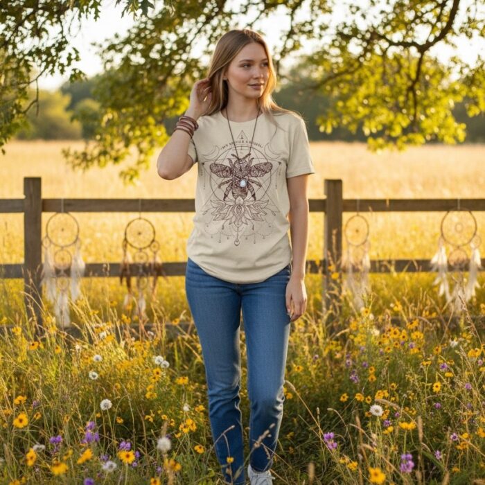 tricou-unisex-bee-hippie-boho-6 tricou-unisex-bee-hippie-boho-6